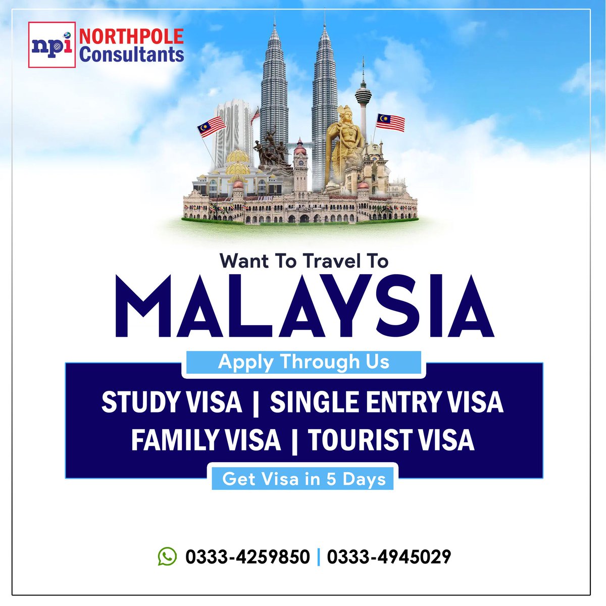 🇲🇾🇲🇾🇲🇾 𝐌𝐚𝐥𝐚𝐲𝐬𝐢𝐚, 𝐓𝐫𝐮𝐥𝐲 𝐀𝐬𝐢𝐚 🇲🇾🇲🇾🇲🇾

#visitmalaysia #workandstudyinmalaysia #workinMalaysia
#malaysiafamilyvisa #malaysiasingleentryvisa #MalaysiaVisitVisatvisa #malaysiastudyvisa2023 #studyinmalaysia #npiconsultants #northpoleconsultants #npiconsultantspakistan