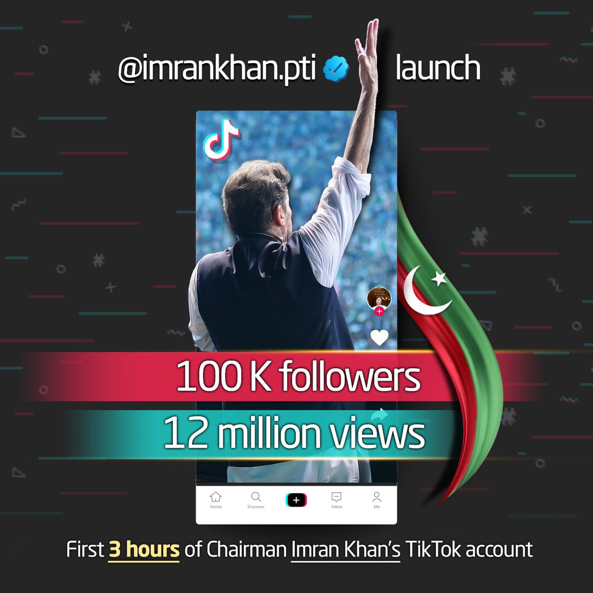 What an incredible response in first 3 hours of launch!

100,000 followers
12 million views on first video🔥

#IKonTikTok