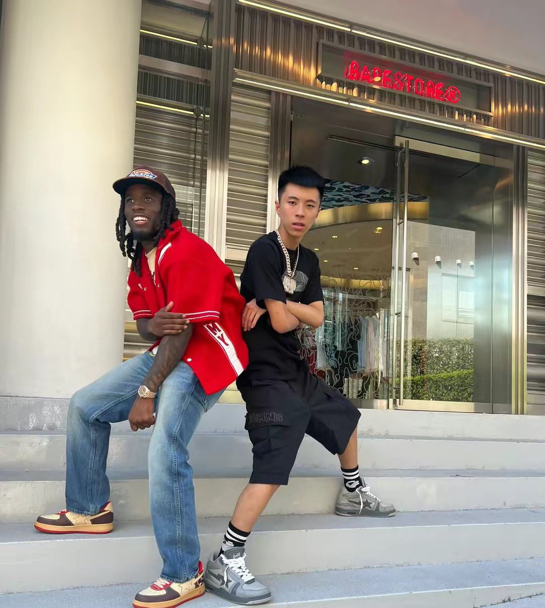 recreatings's tweet image. this is what Kai Cenat and Ray look like😭