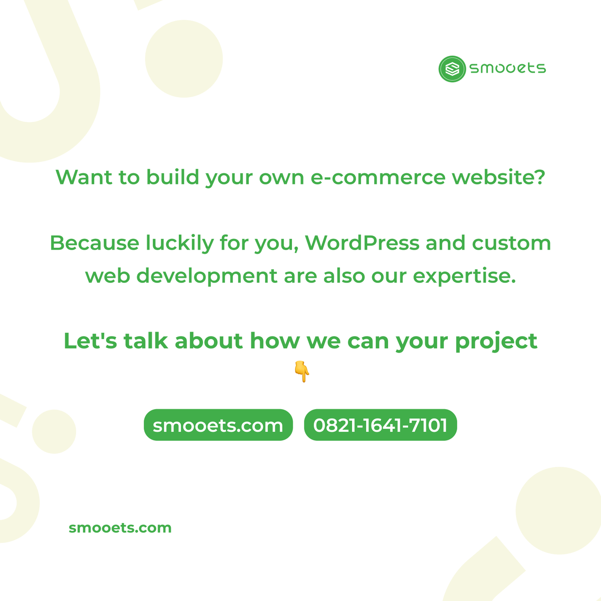 SMOOETS's tweet photo. Continuing last week's content about mobile development approaches, now you can check out how e-commerce website can be build in many different ways 👉⁣
⁣
---⁣
#smooets⁣
#outsourcing⁣
#itoutsourcing⁣
#ecommercebusiness #ecommercetips #ecommercewebsite https://t.co/tZeWfOjzGq