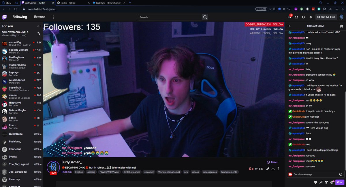 BurlyGamer's tweet image. IM LIVE RN JOIN FOR FREE VBUCKS twitch.tv/burlygamer_