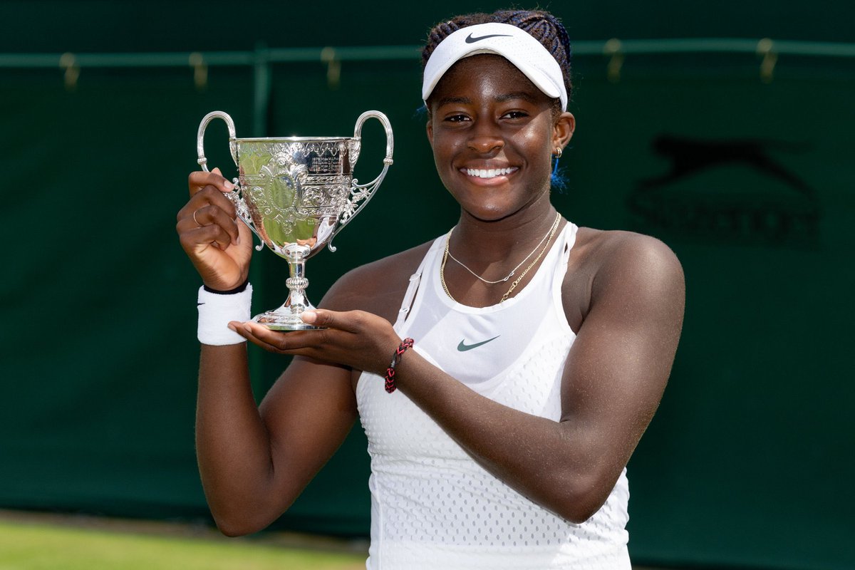 Wimbledon girls champion 2023 💪🏽💪🏽#wimbledon2023