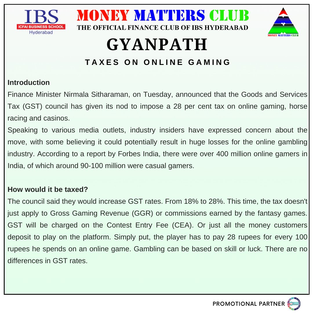MMCibsHyd's tweet photo. Read our new Gyanpath.
Happy Reading 😇

#MoneyMattersClub
#BeyondTheRealmsOfFinance
#Gyanpath
#IBSHyderabad
#OfficialFinanceClub https://t.co/k68mHcogSk