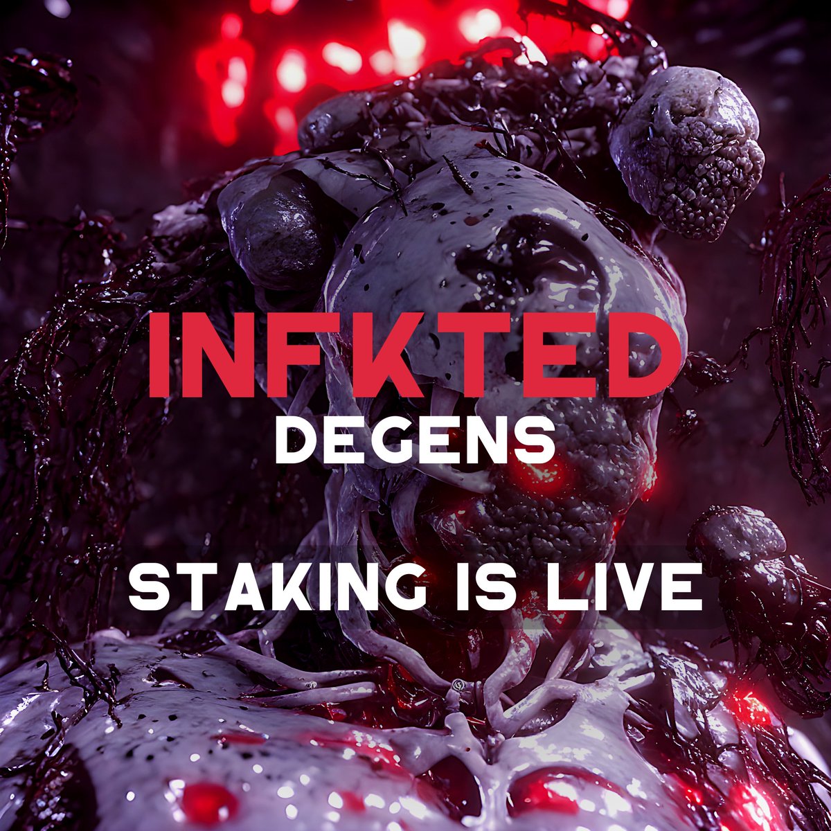 InfktedNFT's tweet photo. 💎Staking is now LIVE for INFKTED Degens with a premium $INFKT token boost.
Massive shoutout to the whole @aidegens team for being so great to work with!🤝
Missed out on the mint? Grab one on secondary today:
https://t.co/AWLJFxu4MZ
#INFKTED #AIDegens #NFTs #SolanaNFTs https://t.co/07TFy9Auxl