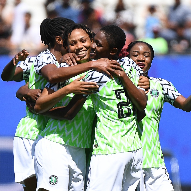 FIFAWWC's tweet photo. The @NGSuper_Falcons have featured at EVERY edition of the #FIFAWWC! 🇳🇬👏