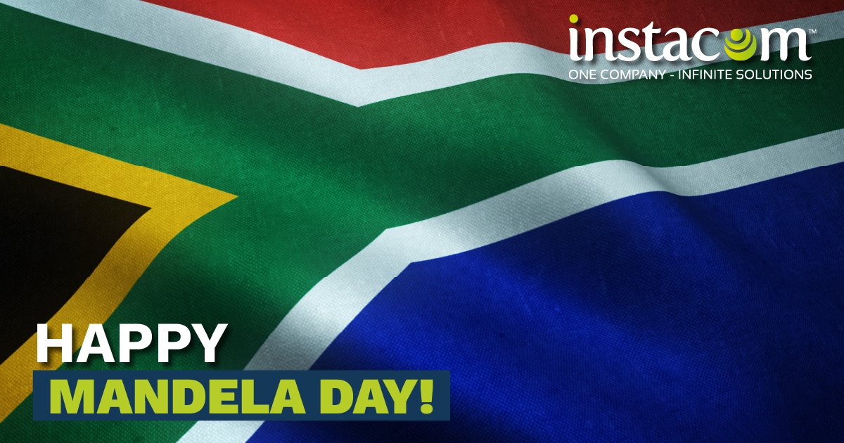 InstacomSA's tweet photo. Today, we are reminded of the power of our individual actions to make a positive impact in the world. Whether it's through volunteering, donating to charity, or simply spreading kindness and understanding.

Happy Mandela Day! https://t.co/51Eaf614c1