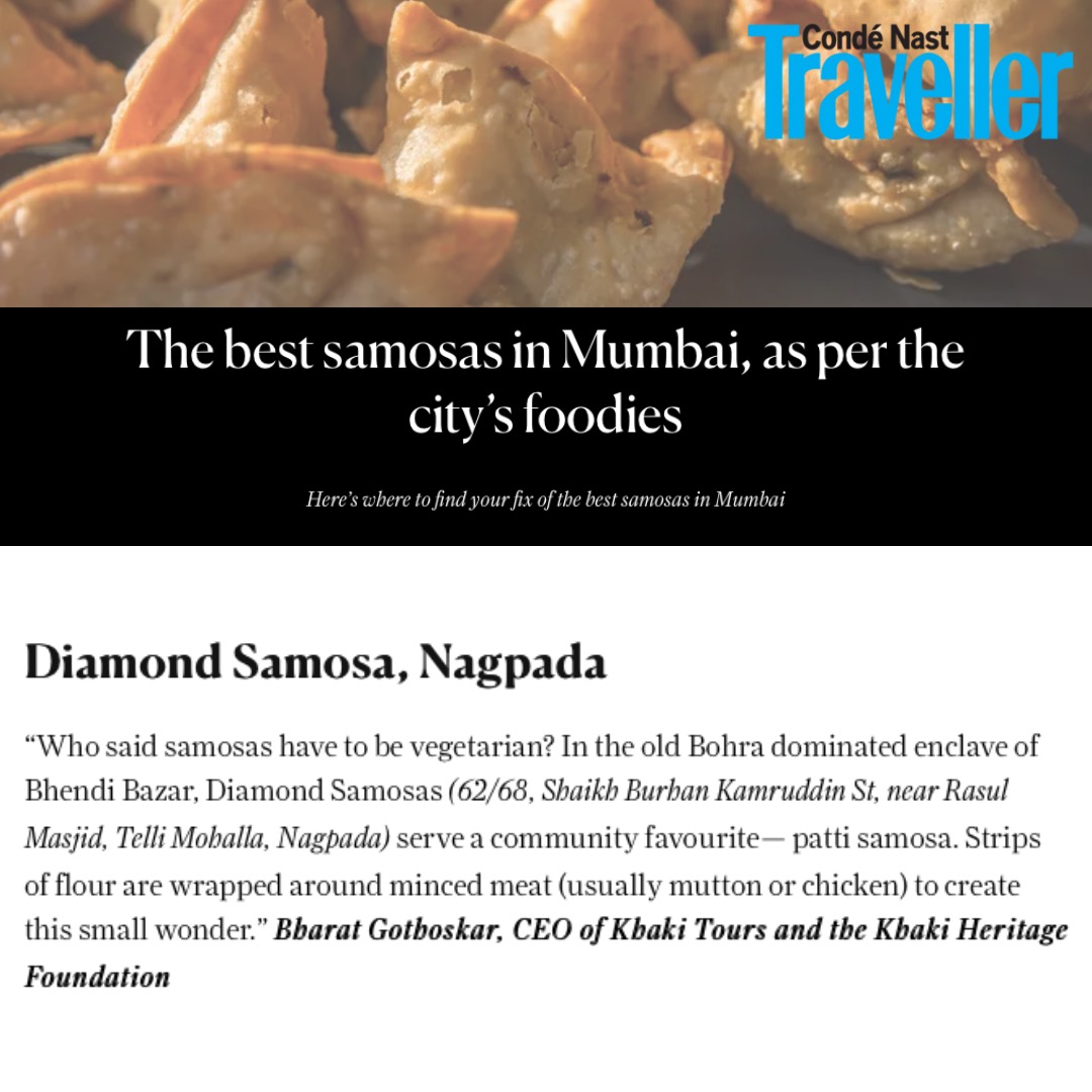 KhakiLab's tweet photo. Craving Samosas, this rainy season?
Our founder @BharGo8 has been quoted by @CNTIndia, for his recommendations on 'The Best Samosas in Mumbai.'
To read more: https://t.co/KLL5kSeDvJ
#Samosa #Samosas #StreetFood #BestSamosas #MumbaiStreetFood #MumbaiFood #FoodLove #MumbaiRains #CnTraveller #Foodies #MumbaiFoodies #FoodTrail #FoodLovers