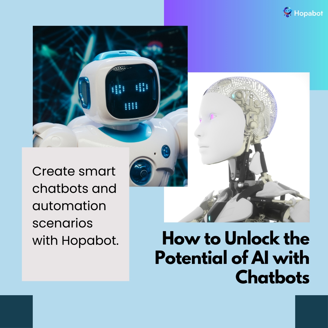 Hopabot's tweet image. Hopabot helps you create chatbots that can understand natural language, learn from feedback and adapt to changing situations. With Hopabot, create automation scenarios and an eco-system with ease. 

#ChatbotStyle #ChatbotVoice #ChatbotCreativity #HOPTOKN #HGTOKN