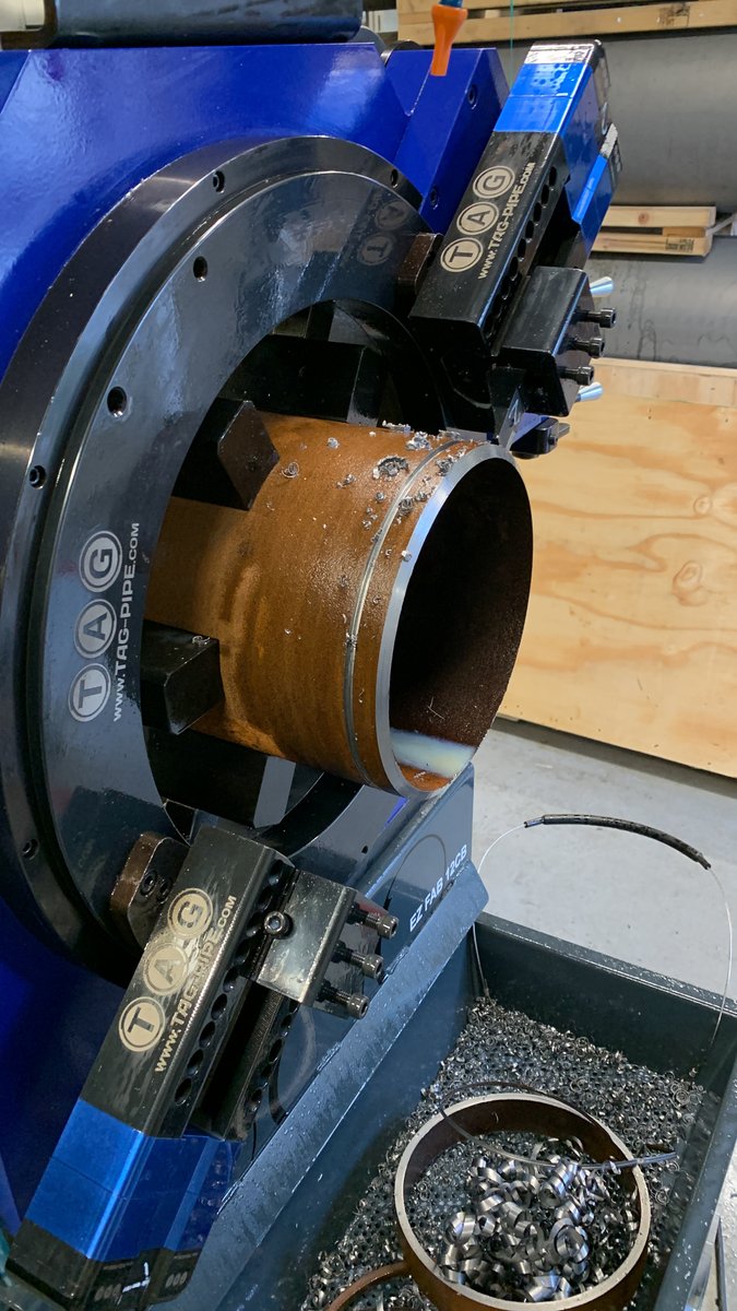 tag_pipe's tweet photo. The TAG Pipe Equipment Specialists E-Z FAB consists of a movable trolley fitted with a case outer body housing the rotating, working cutting ring which is driven by an NC controlled powerful 1.5kw servo electric motor.
You are interested in our E-Z FAB?⬇️ 
https://t.co/Nusc1z8IMk https://t.co/409Mq5mTjd