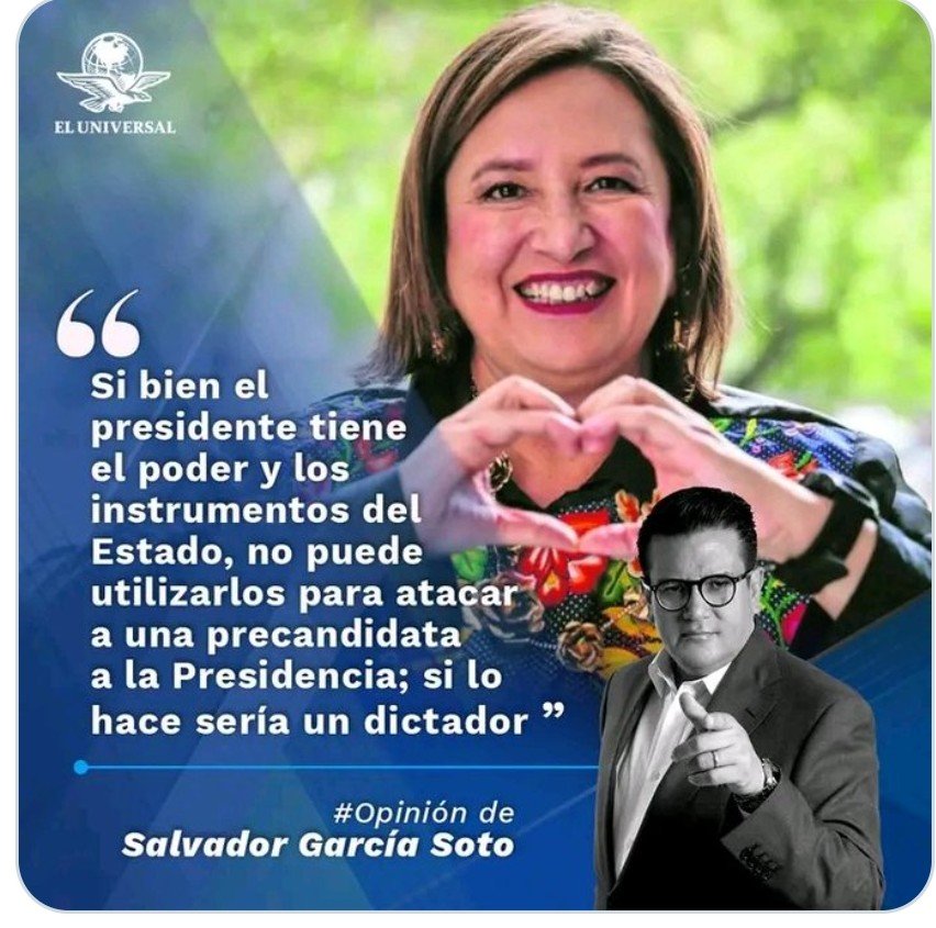 JavierA00720925's tweet photo. La primer mujer indígena que logrará la presidencia de la República @XochitlGalvez 

Pésele a quien le peje!!!! https://t.co/3P9Hmtfj3y