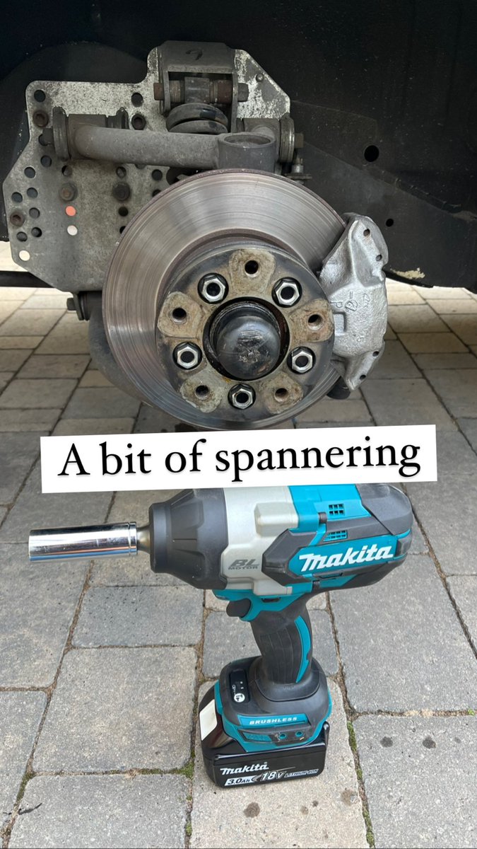 maceyjust's tweet image. Managed to do some spannering last night, even changed a wheel bearing! Then figured out why the bus judders in reverse all before dinner/tea whatever you call it! #nomusic