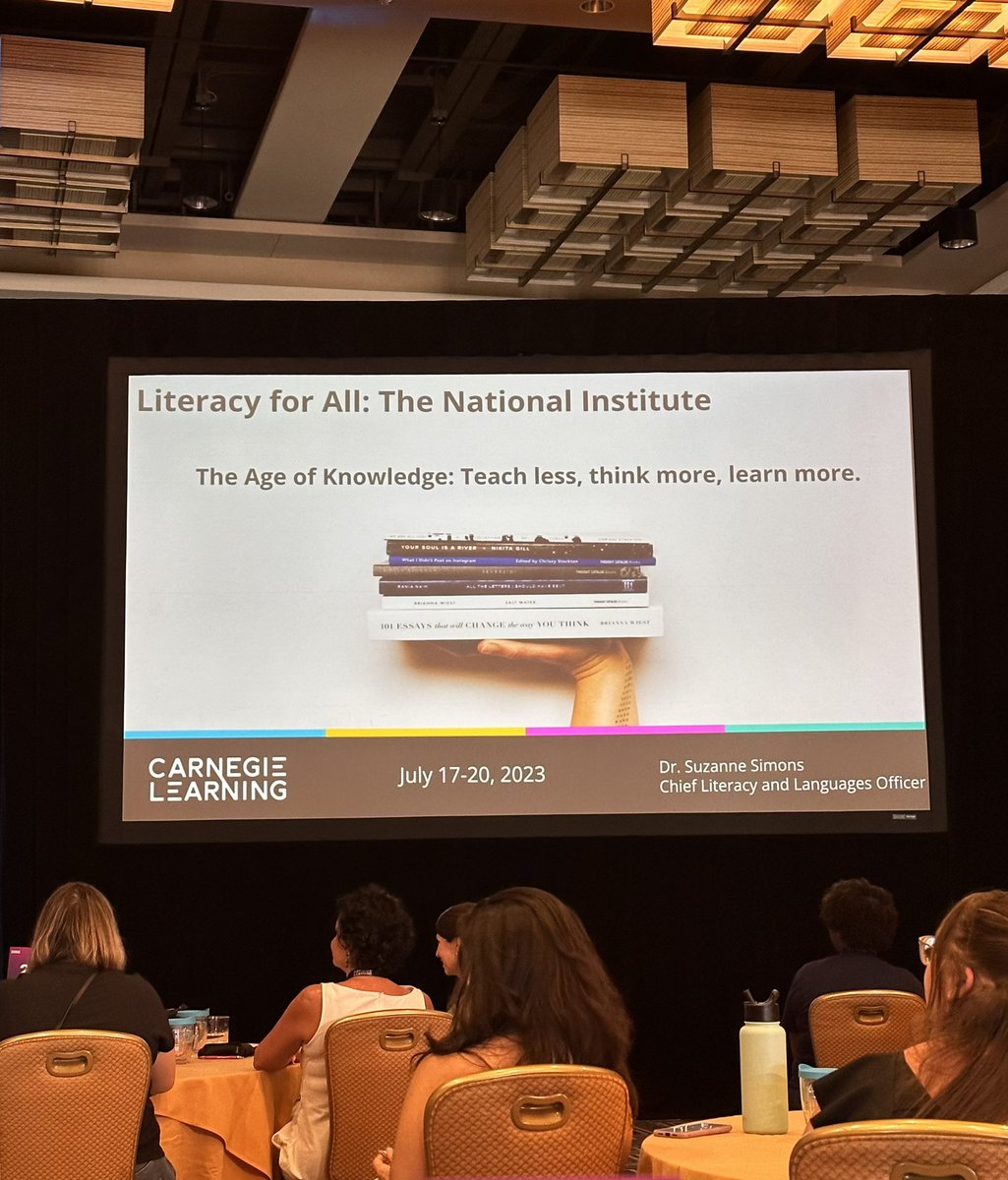 meaganrpride's tweet image. Thoroughly enjoyed our welcome address by Dr. Suzanne Simons today at @carnegielearn! Thank you for sharing the importance of literacy as it relates to humanity and for spending some quality time with our group! We cherished our power hour. ❤️ 📚 #LitforAll #TNI2023
@LANschools