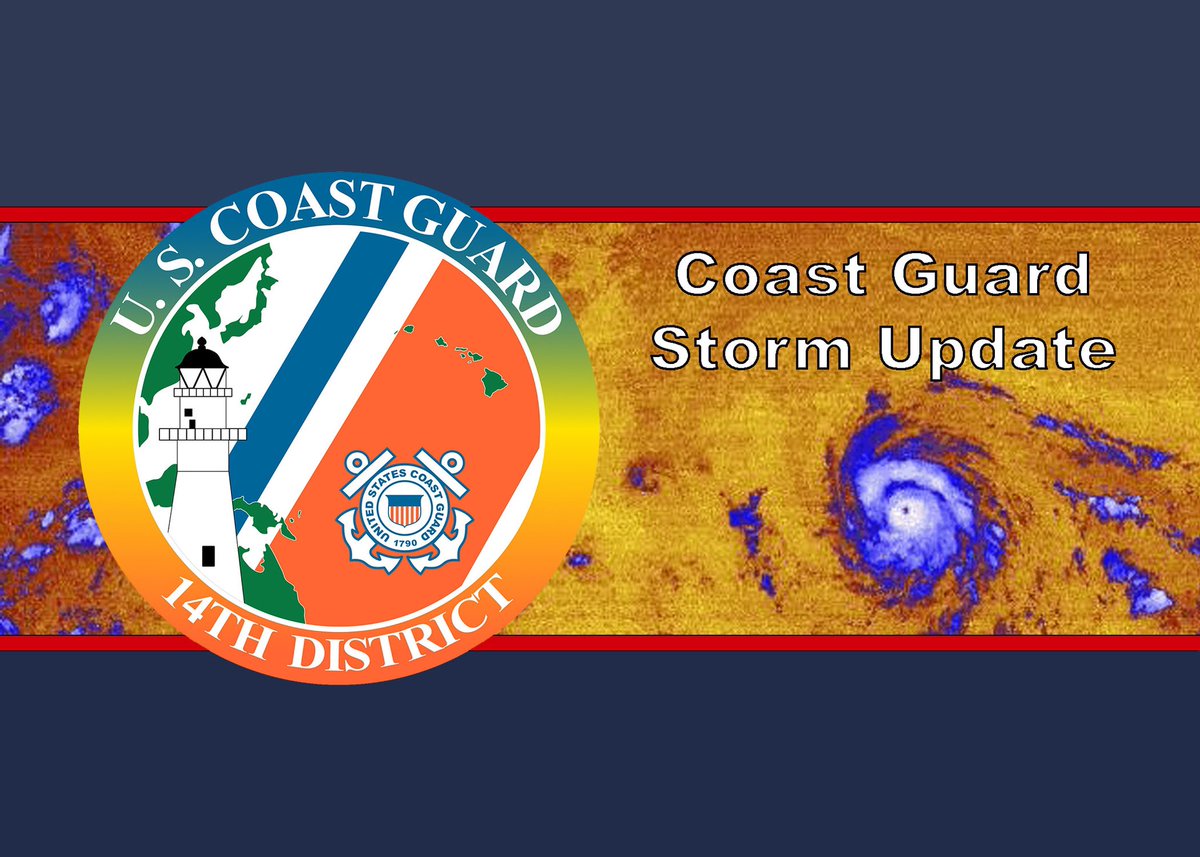 The USCG Captain of the Port (COTP) has set port condition X-RAY for Hawaii County, Monday.

A follow-up Port Heavy Weather Condition update is scheduled for July 18, 2023, at 10 a.m. (HST).

Read more here: https://t.co/MKoFMZ83eo 

#happeningnow #USCG https://t.co/fHsGa5SUqI