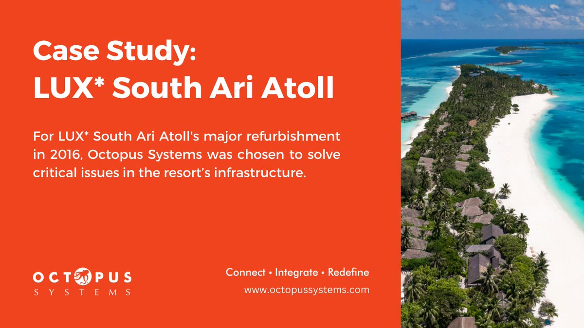 "Very professional and highly approachable," reviewed LUX* South Ari Atoll's IT team.

Learn more about how we helped enhance the resort’s operations and guest experience ⬇

octopussystems.com/projects/lux-s…

#technology #maldives