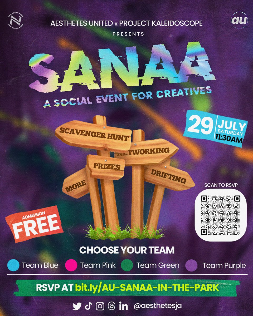 projectclever's tweet photo. Are you a budding creative?✨🎨

🌟Join Aesthete United for... SANAA✨ 

RSVP now &amp; secure your spot for an event that will elevate your creativity!💡

📍 Undisclosed🤫
🔍Games 
🎉Prizes &amp; Surprises ✨

RSVP here:
https://t.co/GDURcWGlBg

#AestheteUnited #SANAA https://t.co/0Gug8euqtP