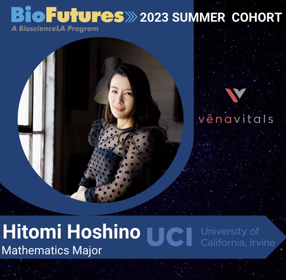 BioscienceLA's tweet photo. ๐ #BioFutures 2023 Summer Cohort Announcements continued. Help us celebrate our amazing undergrad interns currently interning this summer!
For more information go to: https://t.co/oZzROCO04C https://t.co/NfrE7w2inD