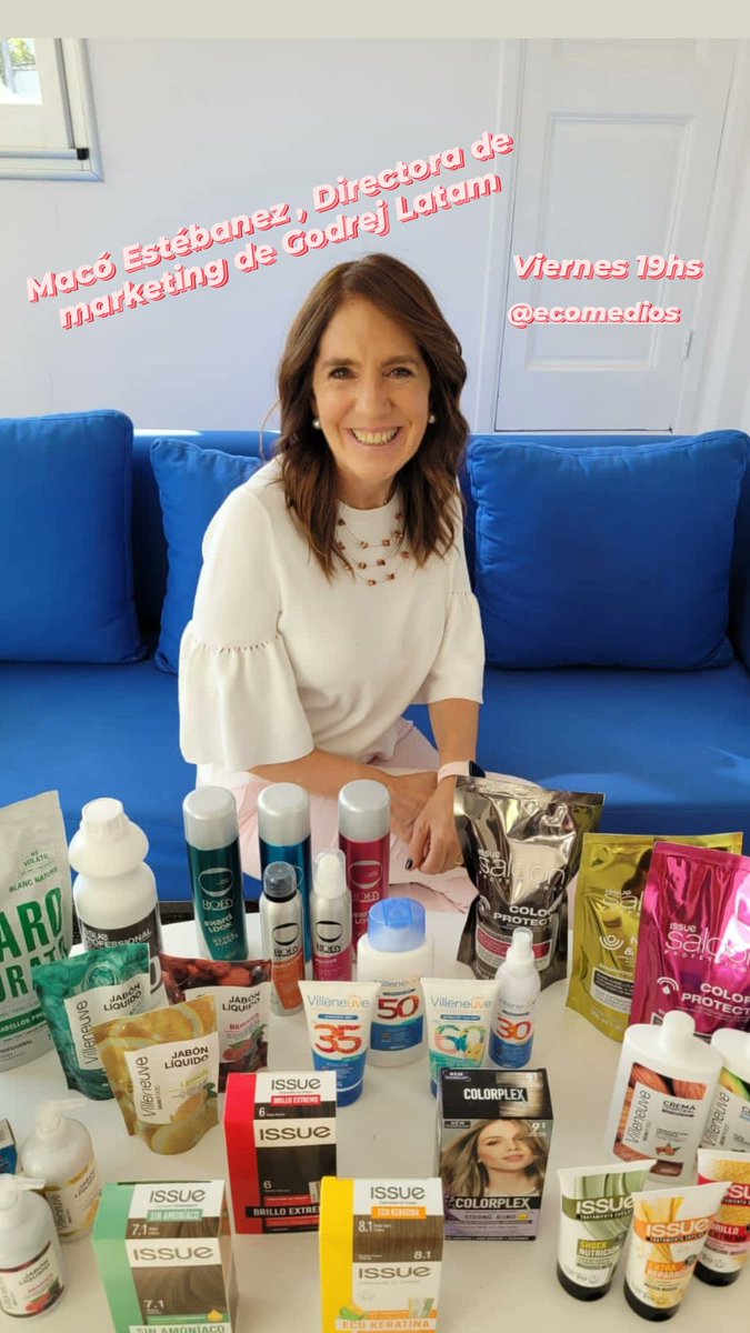 Esta buena mujer se llama Macó Estébanez y es la  directora de marketing de Godrej Latam. Este viernes en <a href="/ecomedios1220/">Eco Medios</a> a las 19hs!!!  <a href="/Chris4381Solis/">Chris Solis!!!</a> <a href="/GodrejAndBoyce/">Firecompass</a> #branding #Marketing #RADIO #empresas