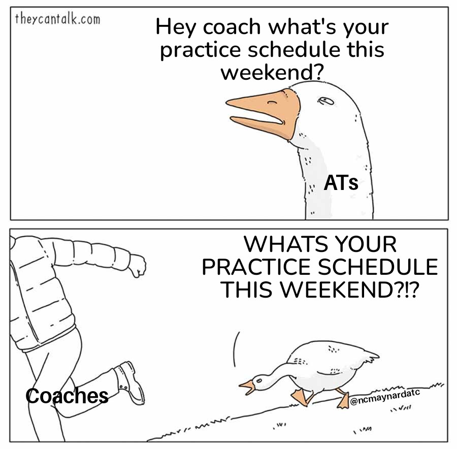 ncmaynardATC's tweet photo. Been a while since I dropped a meme here 

#athlete #athletictrainers #at4all https://t.co/DlzWhYv5XU