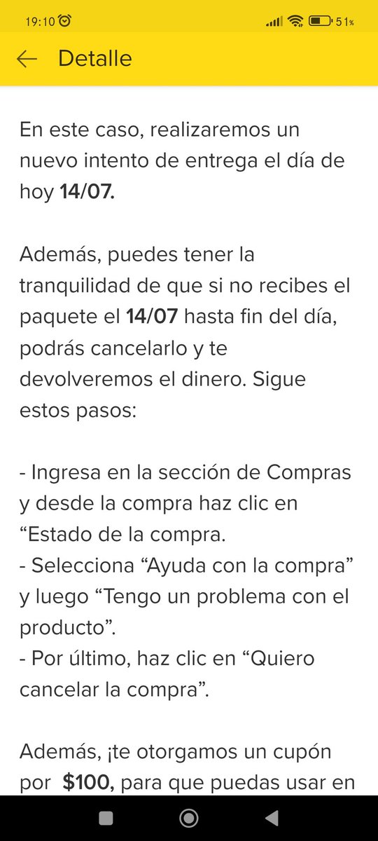 AraCG8's tweet photo. @ML_Ayuda, casi ha pasado una semana y no me han entregado mi paquete que debió llegar el 11 de Julio/23 llamé hace un momento y según mi paquete está en su centro aquí en Villahermosa Tabasco. Es una vergüenza que yo tenga que esperar a que ustedes me resuelvan @ML_Mexico https://t.co/lya3nEiqTV