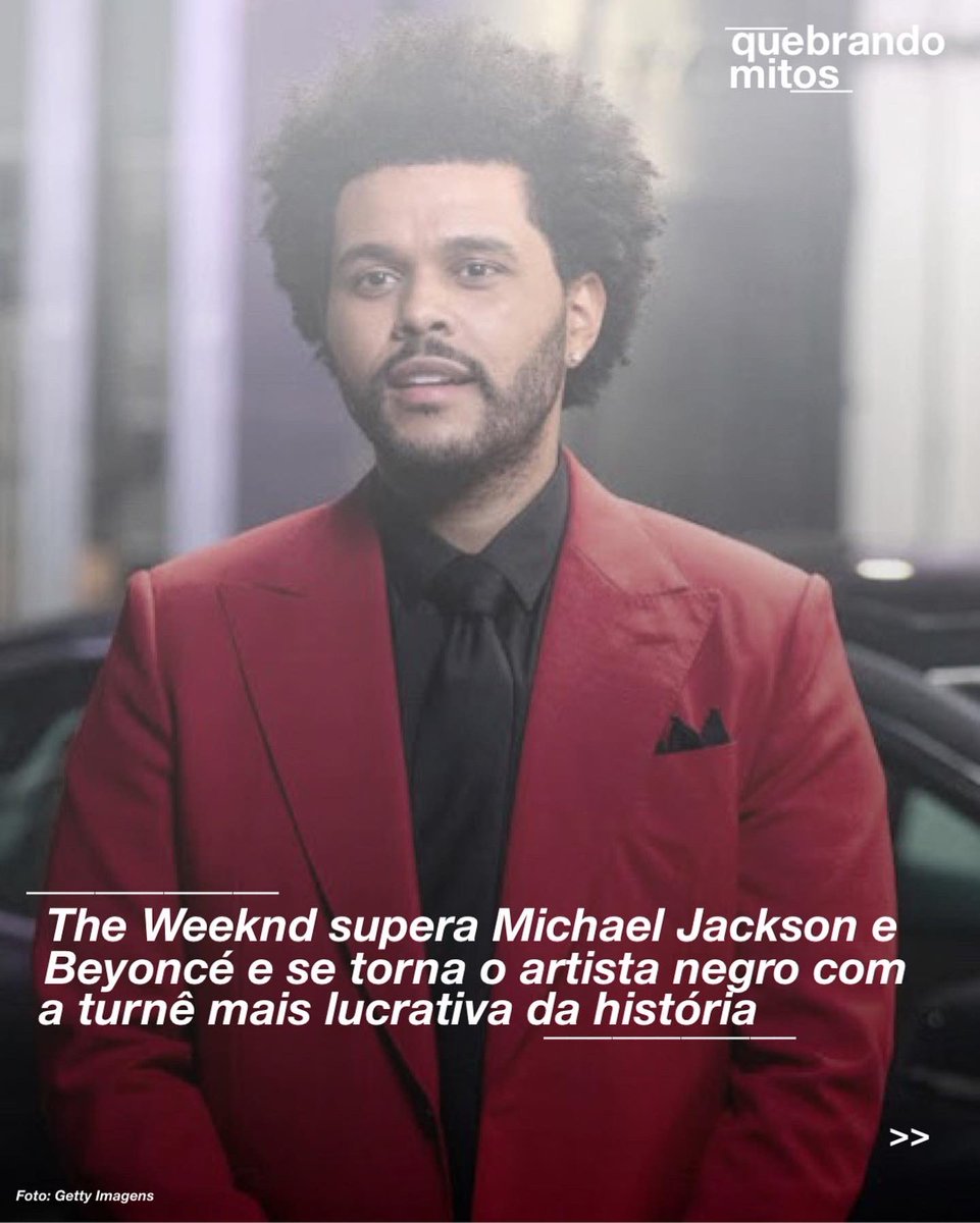 quebrando_mitos's tweet photo. Na última terça-feira (11), o cantor The Weeknd alcançou um marco impressionante. Sua turnê “After Hours Til Dawn Tour” alcançou uma arrecadação de US$ 350 milhões, abrangendo 64 shows pela América do Norte, Europa e com planos para apresentações na América do Sul. + https://t.co/z8e3oRL6f3