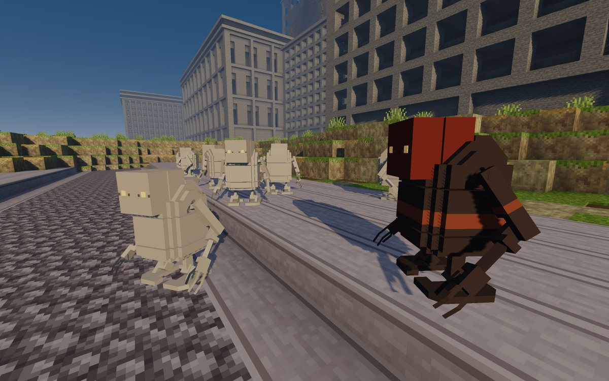 Nuanulla's tweet photo. ニーアオートマタリソースパックの写真｡
Some photos using Chocapic's shaders for toasters.

#NieRAutomata #ニーアオートマタ #Blockbench #OptiFine #Minecraft https://t.co/pzGnwSJP5W