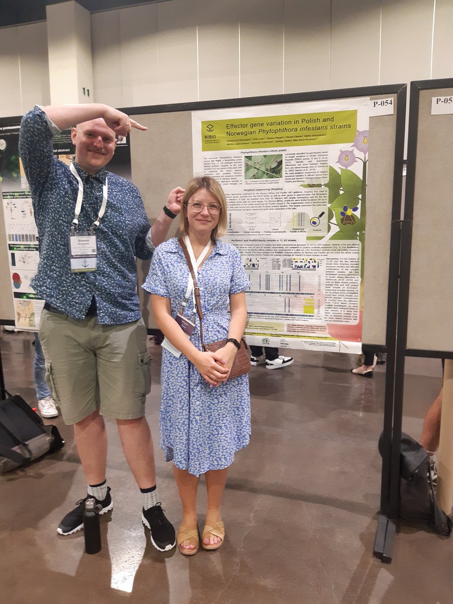 #DivGene team at #2023ISMPMI 
Diversity of Phytophthora infestans effectors within a clonal lineage
🥔🥔🥔
P-054