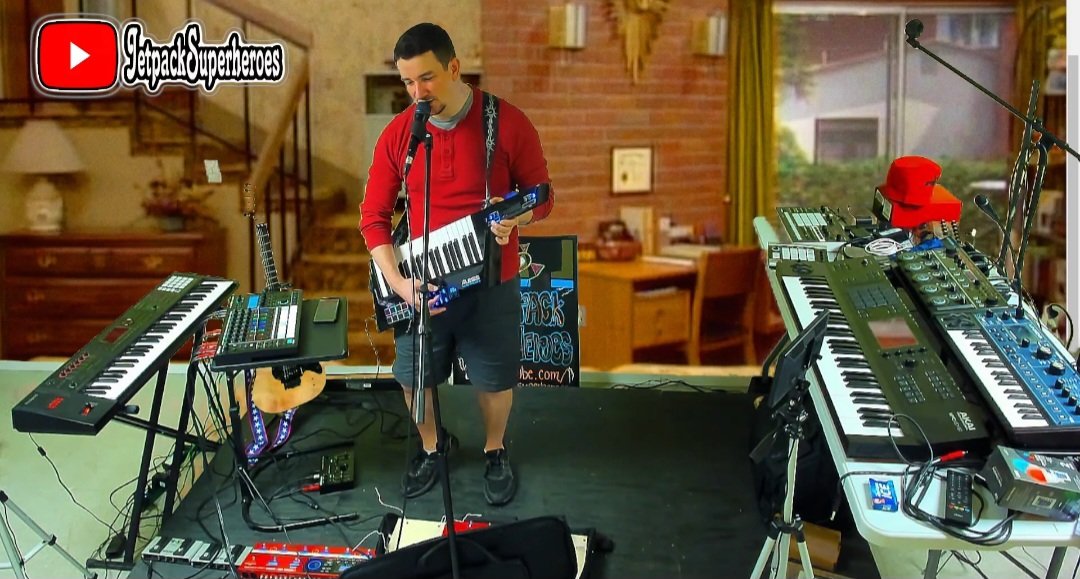 JPsuperheroes's tweet photo. https://t.co/Jg2FOEPsvE

#live on #twitch ! Don't miss this #show ! 

#EDM #music #sounds #vibes #DanceYourStyle #musician #keytar #piano https://t.co/AMrs6IAbcn