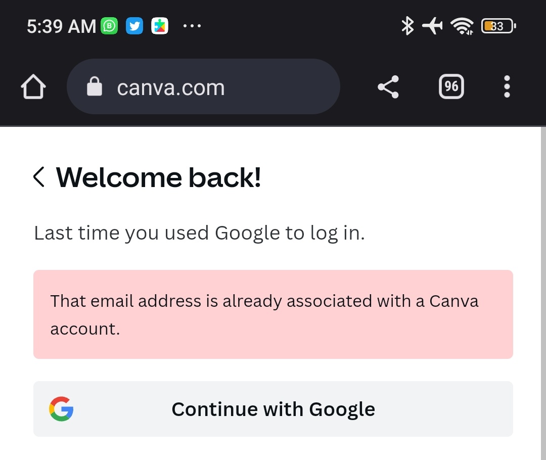 wta guys, kalau begini kenaoa yaa?? aku gabisa login canvaku #zonauang
