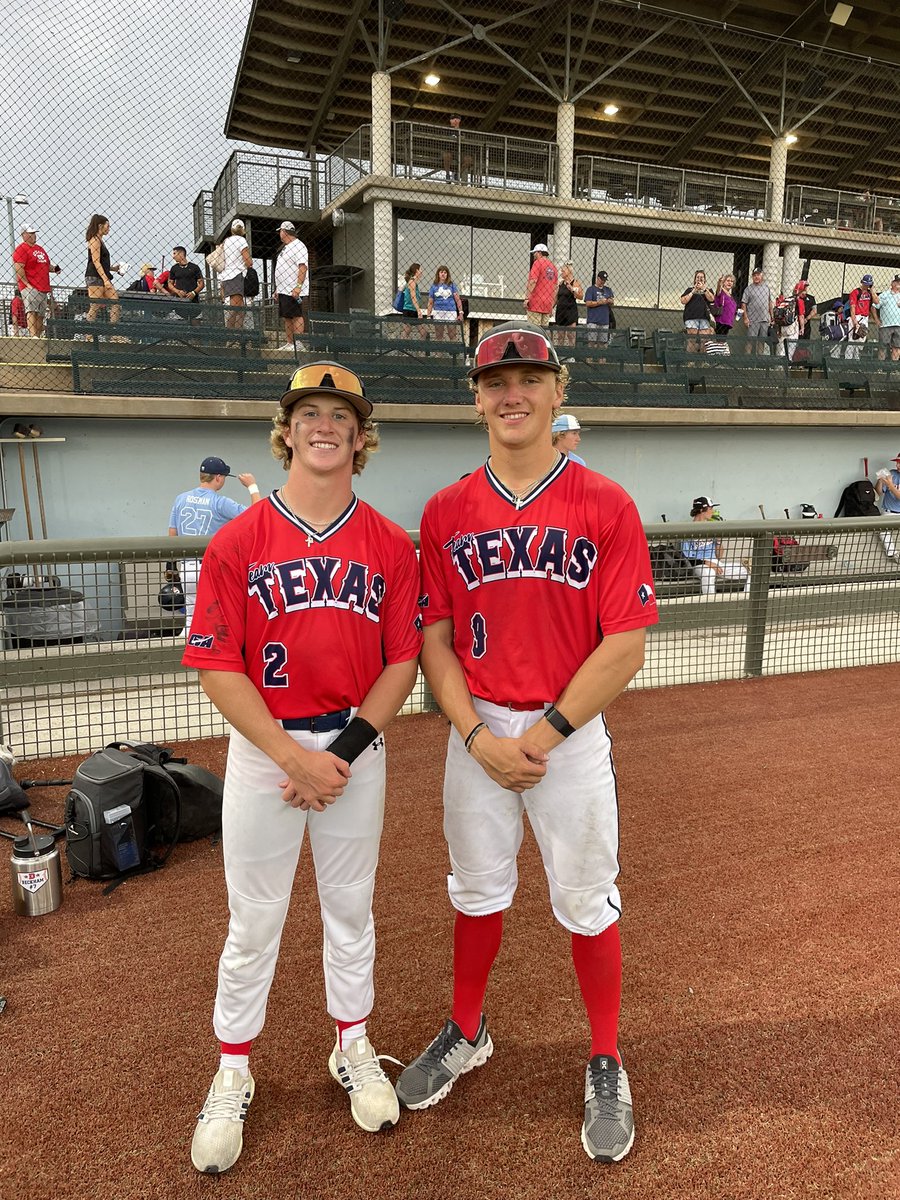 WarbirdBaseball's tweet image. @BeckhamPaul07 and @brady__41 put in 14 inning of solid work of Team Texas Red today! They both represented the Eagle brand extremely well
#WinTheDay
