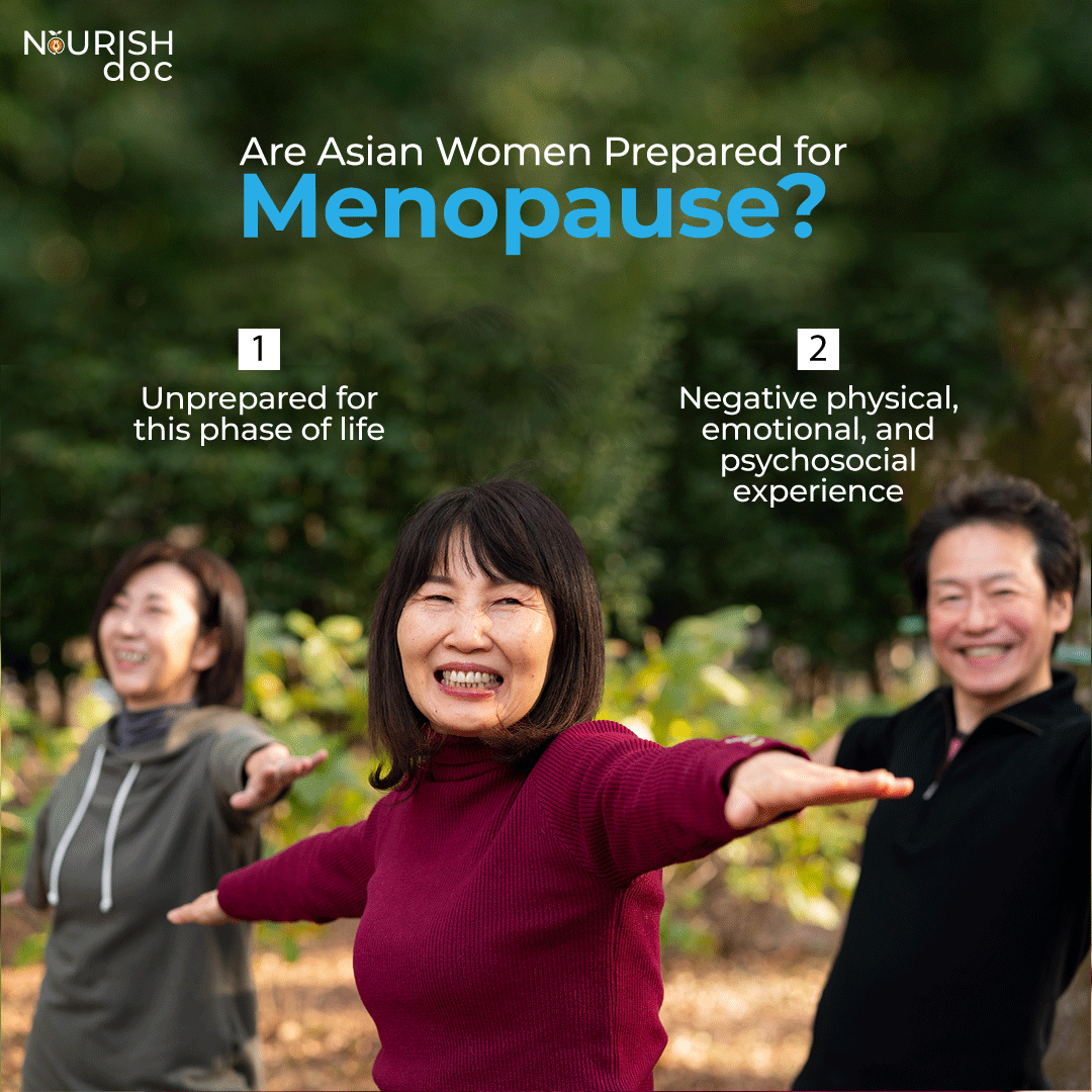 Nourishdoc's tweet image. Are Asian Women Prepared for Menopause?

#unpreparedforthis #damagedone #menopauseproblems #menopausesleepproblems #asianwomen #asianandblackwomen #asianworkingwomen