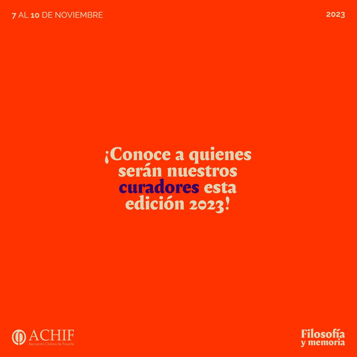 Asociación Chilena de Filosofía tweet media