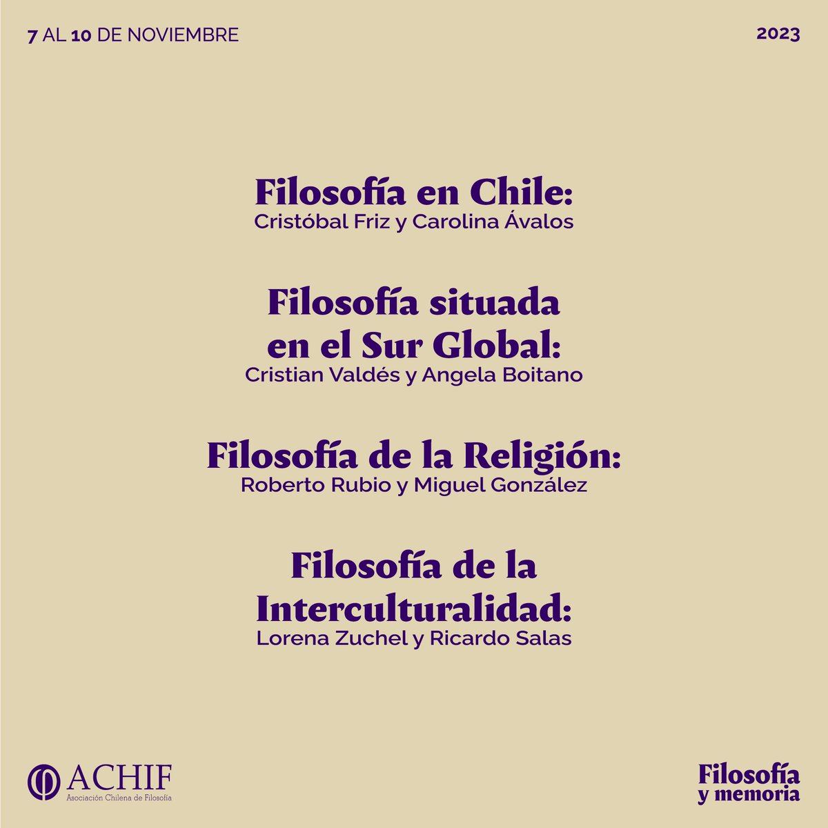 Asociación Chilena de Filosofía tweet media