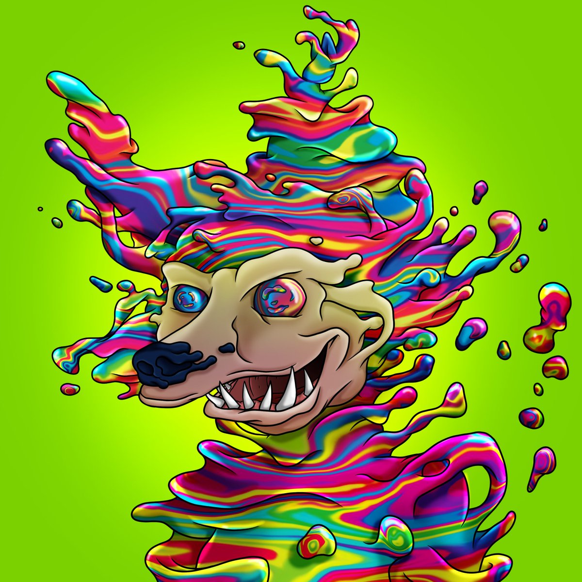 This is the second most exciting <a href="/cunningfoxes/">Cunning Foxes</a> I created. This one is themed off of <a href="/BoredApeYC/">Bored Ape Yacht Club 🍌</a> #mayc #30005 owned by the legend <a href="/lior_eth/">lior.eth (Lior Messika)</a>