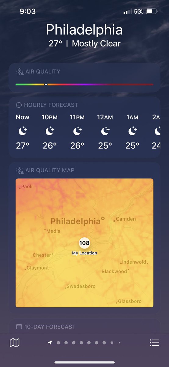 RRnakamoto's tweet photo. @AmericanAir This is the weather at PHL . Is there any issue here? https://t.co/5VcLFPbYL5