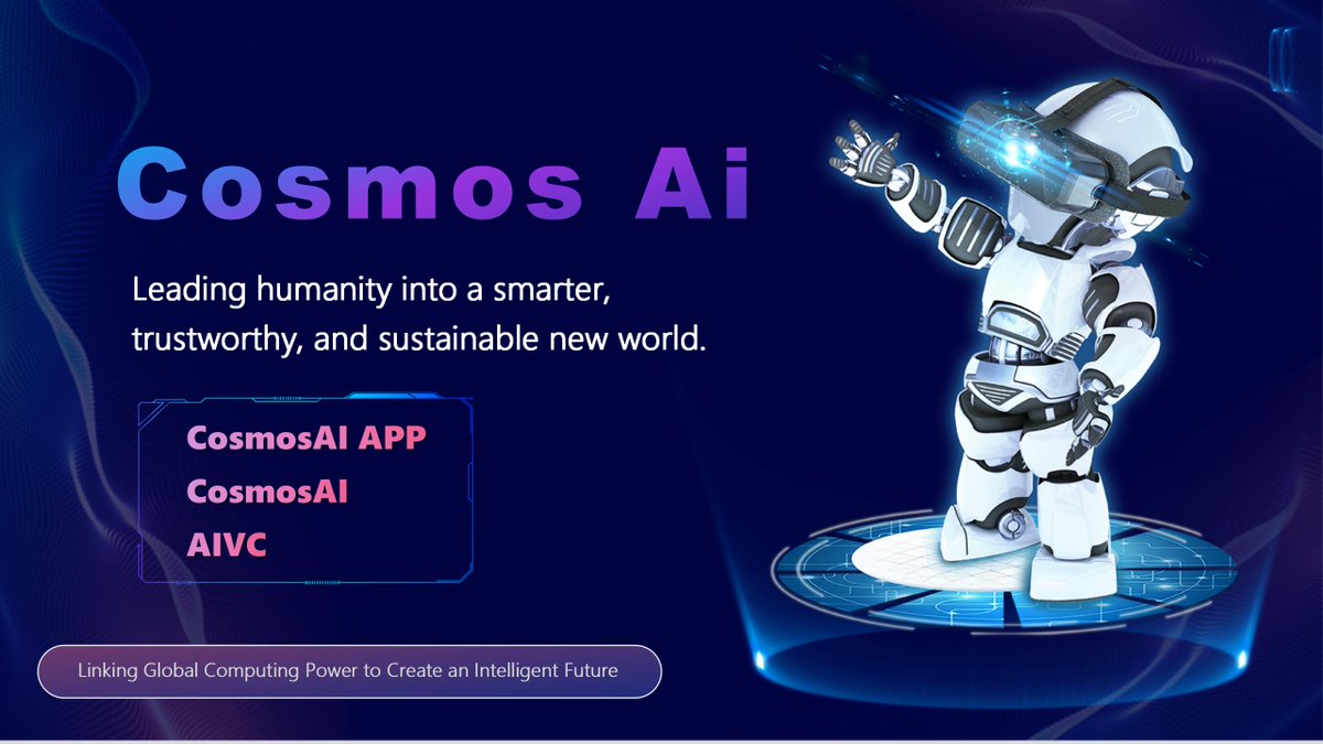 ircosmosai's tweet image. The CosmosAI consists of three parts:
🪩CosmosAI APP
📈CosmosAI
📄AIVC

Let&apos;s explore the endless possibilities of #CosmosA!

#AI #WEB3 #BLOCKCHAIN