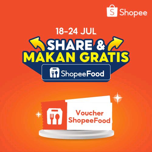 [MAKAN GRATIS 18 - 14 JUL!] Mau tau caranya? Yuk, gabung grup Shopee-ku sekarang juga dan ajak temanmu untuk dapetin Diskon 100% s/d 15RB!  Langsung klik di sini 👉 shp.ee/u9va6a3qqmw