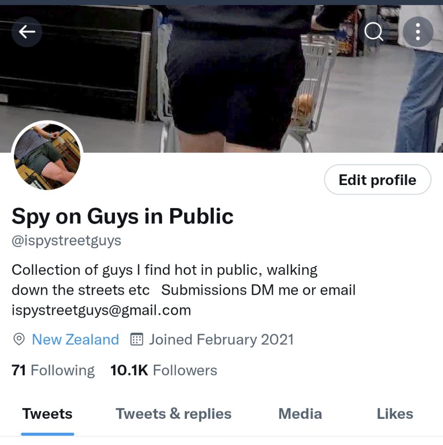 Spy on Guys in Public on Twitter: "10.1K !? What the?😅 Guess you guys like what I'm posting