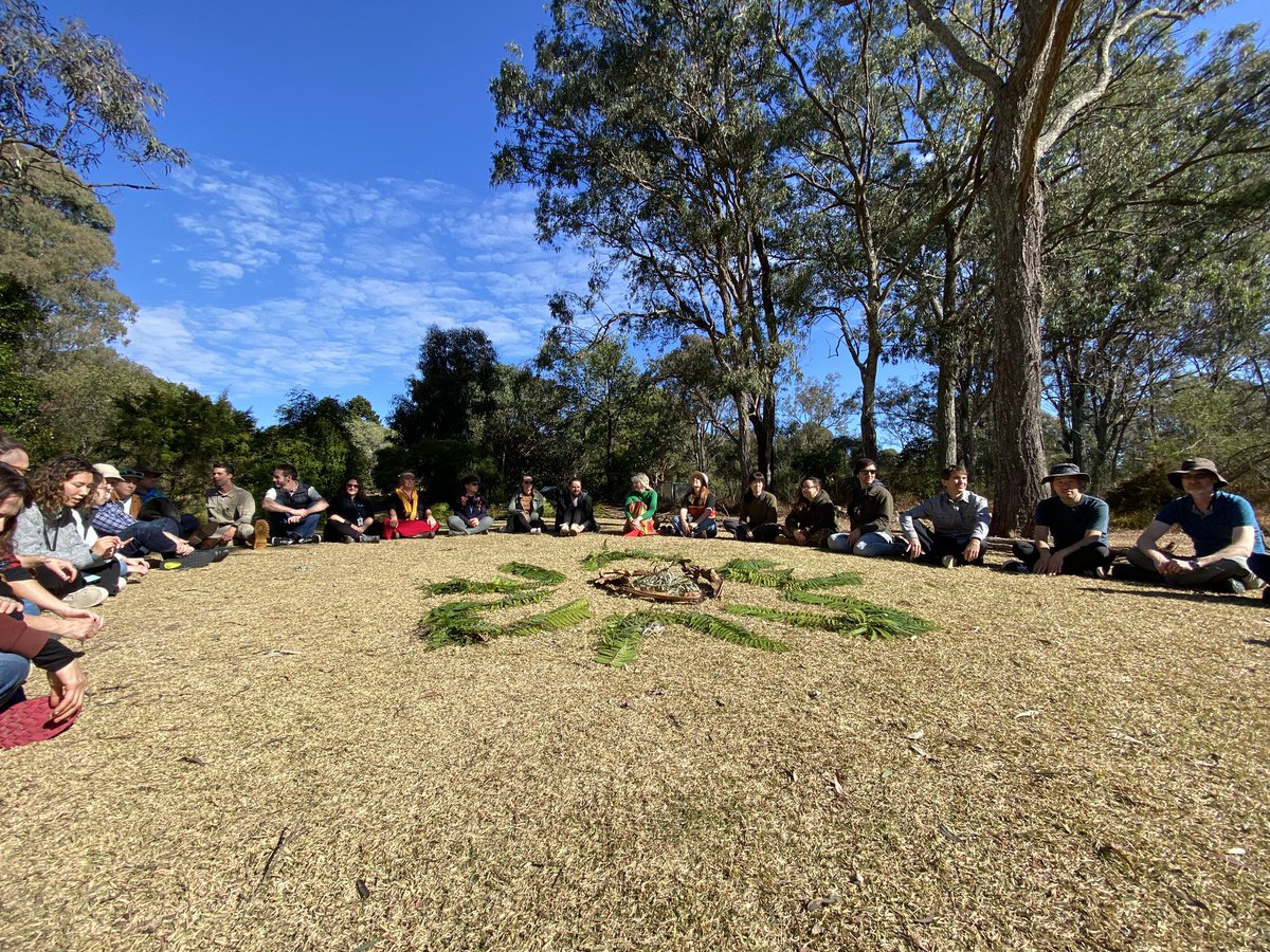 hsauquet_bgsyd's tweet image. Had a touching and inspiring time this morning at Yandel’ora on Dharawal Country celebrating #NAIDOCWeek by designing and making an ephemeral mural with all ABG staff. This place definitely has a magic to bring people together. @BotanicSydney