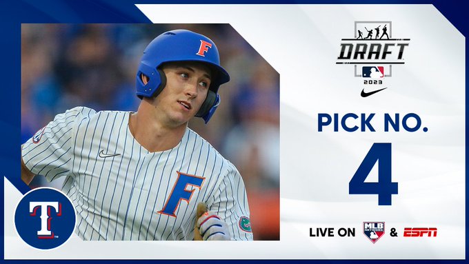 Rangers 1st-round pick Wyatt Langford running the bases at Florida