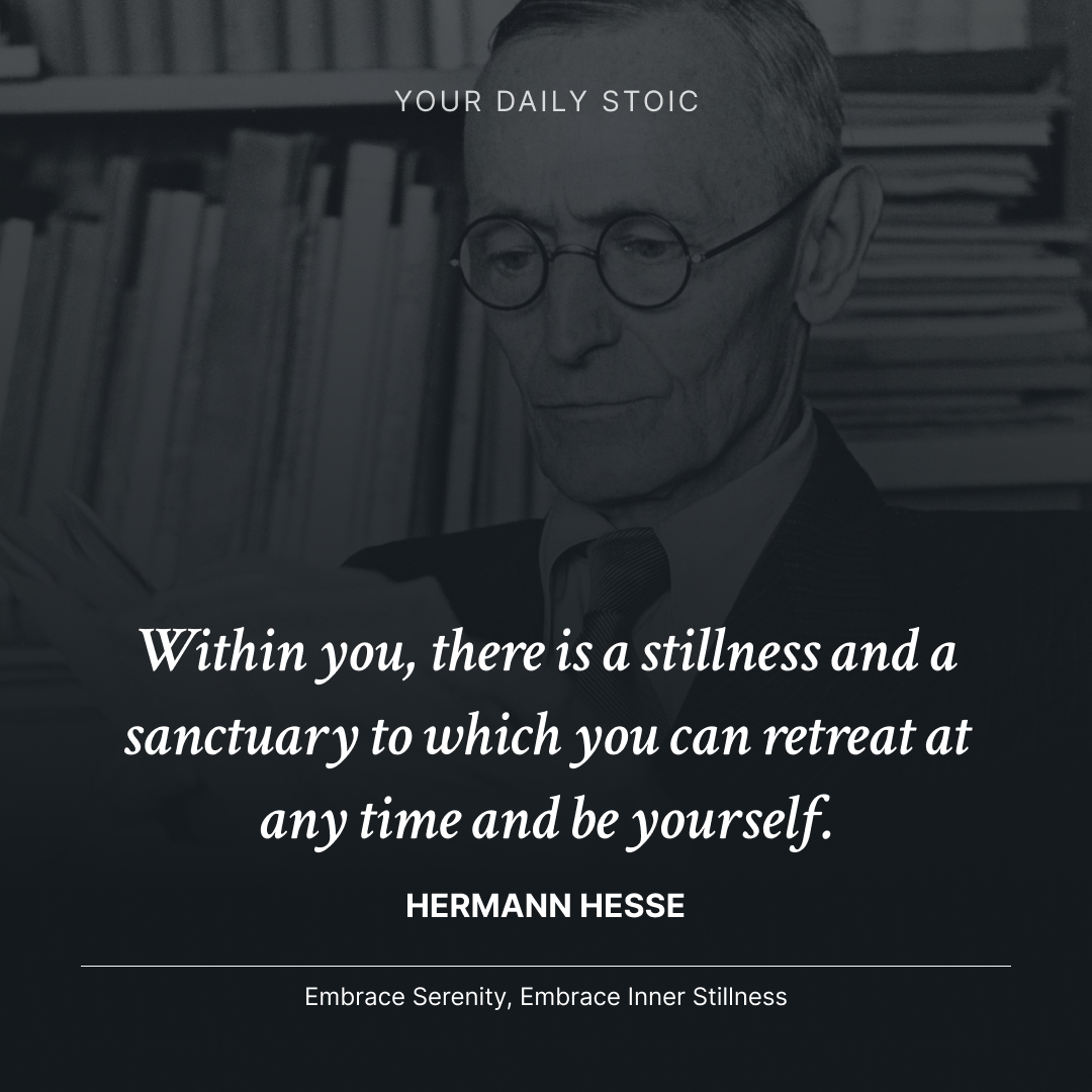 🌊 Embrace Serenity, Embrace Inner Stillness 🌅

Within you, there is a stillness and a sanctuary to which you can retreat at any time. Embrace the power of inner tranquility and find peace amidst the chaos. #serenity #innerstillness

#urdailystoic #dailystoic #stoic #stoicism