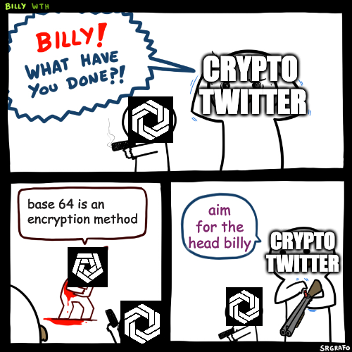 GothamHB's tweet photo. Still base64 link on his main twitter account 💀 https://t.co/kFj1UaBYW3