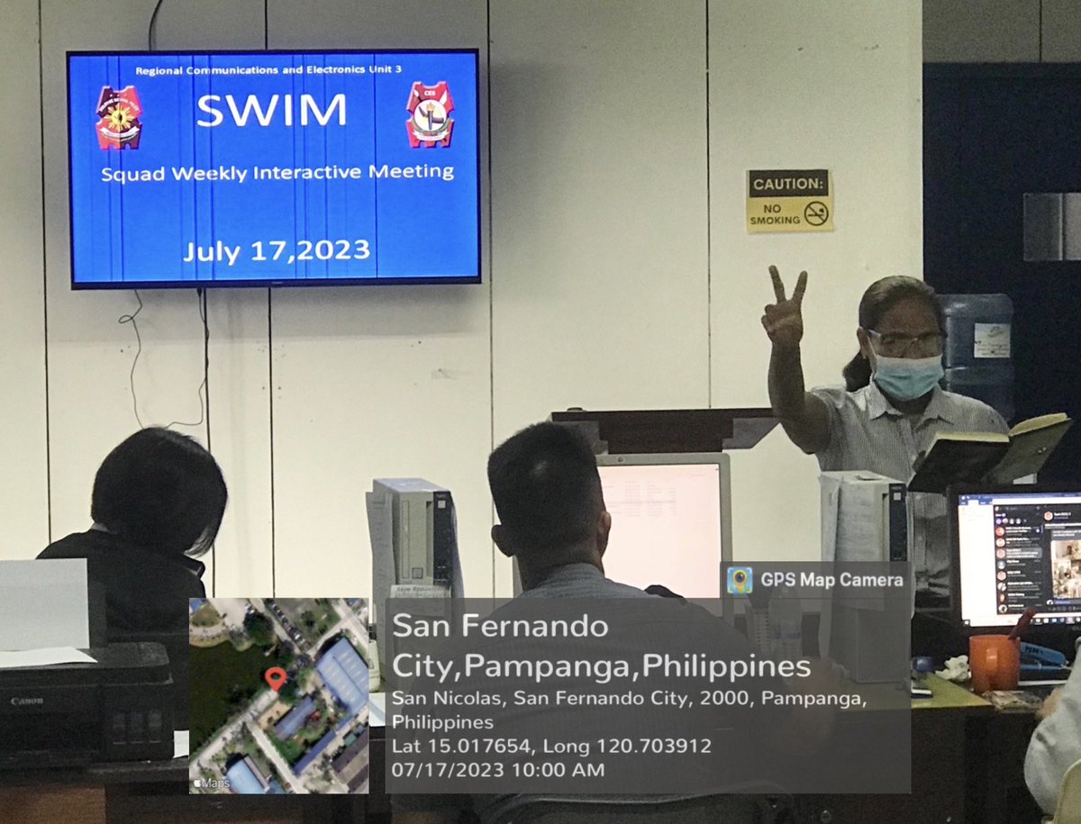 rceo3's tweet photo. RCEU 3 conducted Regular Squad Weekly Interactive Meeting (SWIM) with Pastora Laura S Abayon of Divine Desert International Christian Family Ministry as Life Coach on July 17, 2023.
#SerbisyongNagkakaisa
#ToServeandProtect https://t.co/IawKoFZGEc