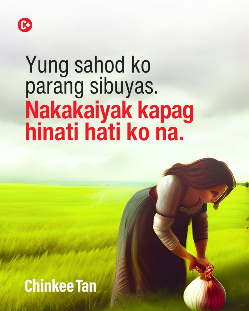 chinkeetan's tweet photo. Don't let your salary continue to be a tear-inducing onion. This is the beginning of change towards your financial freedom. Visit this link: https://t.co/QwGUUDtFsM
#SalaryProblems #FinancialWellBeing #ChinkTV https://t.co/WjqgAwIkUd