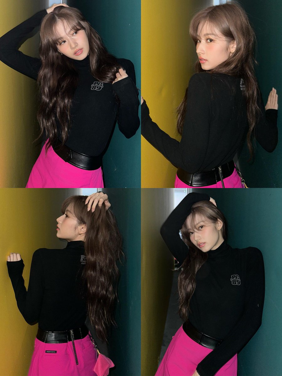 godmitzu's tweet photo. SANA LOOKS SO GOOD WITH THIS HAIRSTYLE WHOA https://t.co/lIdQDXdtCA