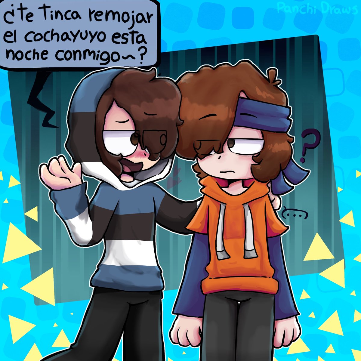 A mí no me gusta el cochayuyo 🤨🙄

Jonkato (jon23 x Muzikato)

🔶🔸Dibujo con el estilo del AU de Taki (⁠.⁠ ⁠❛⁠ ⁠ᴗ⁠ ⁠❛⁠.⁠)💕✨🔸🔶

#CoMPaS