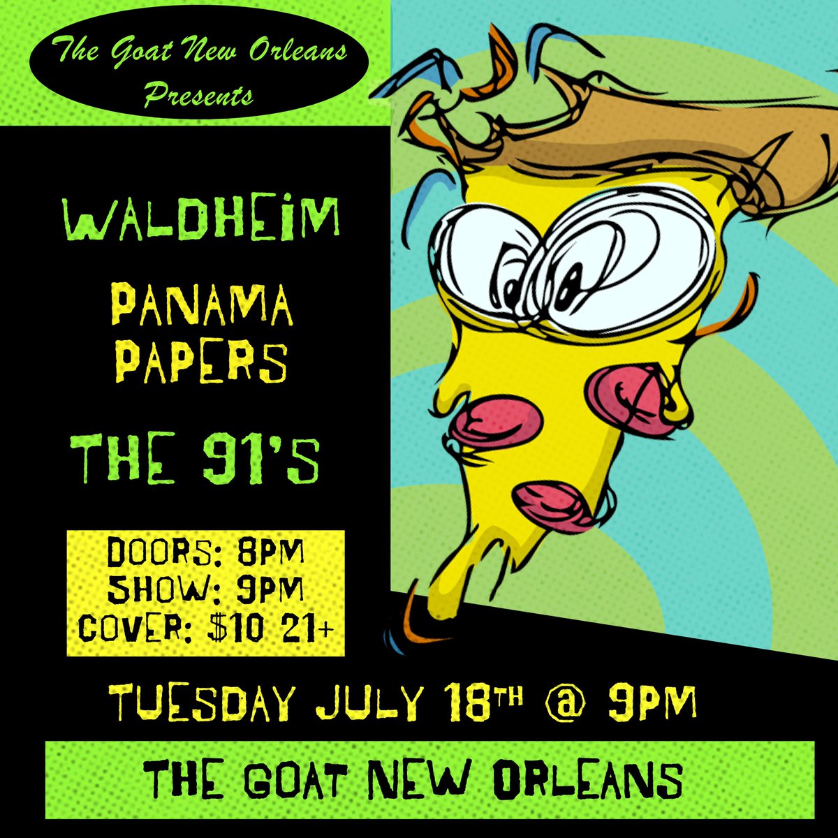 ninetyonesband's tweet photo. PARTY IN MEW ORLEANS ON A TUESDAY!
#neworleans #livemusic #rockmusic #puppunk #originalmusic #independentartist https://t.co/iqggvA1t8Y