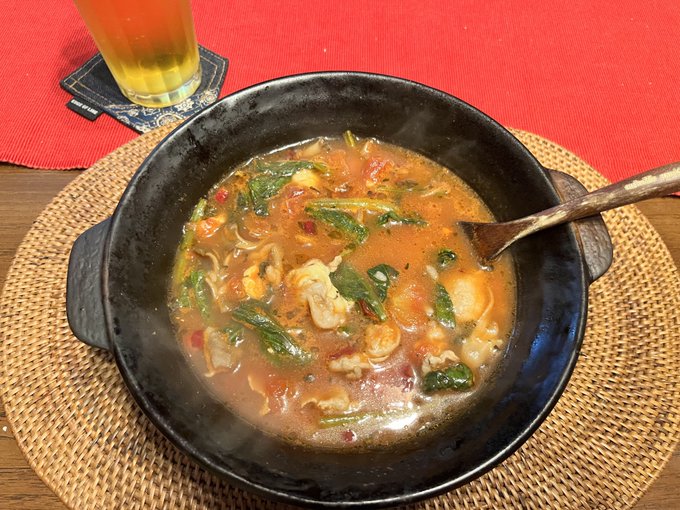 赤い食べ物大好き…
トマトチーズリゾット 