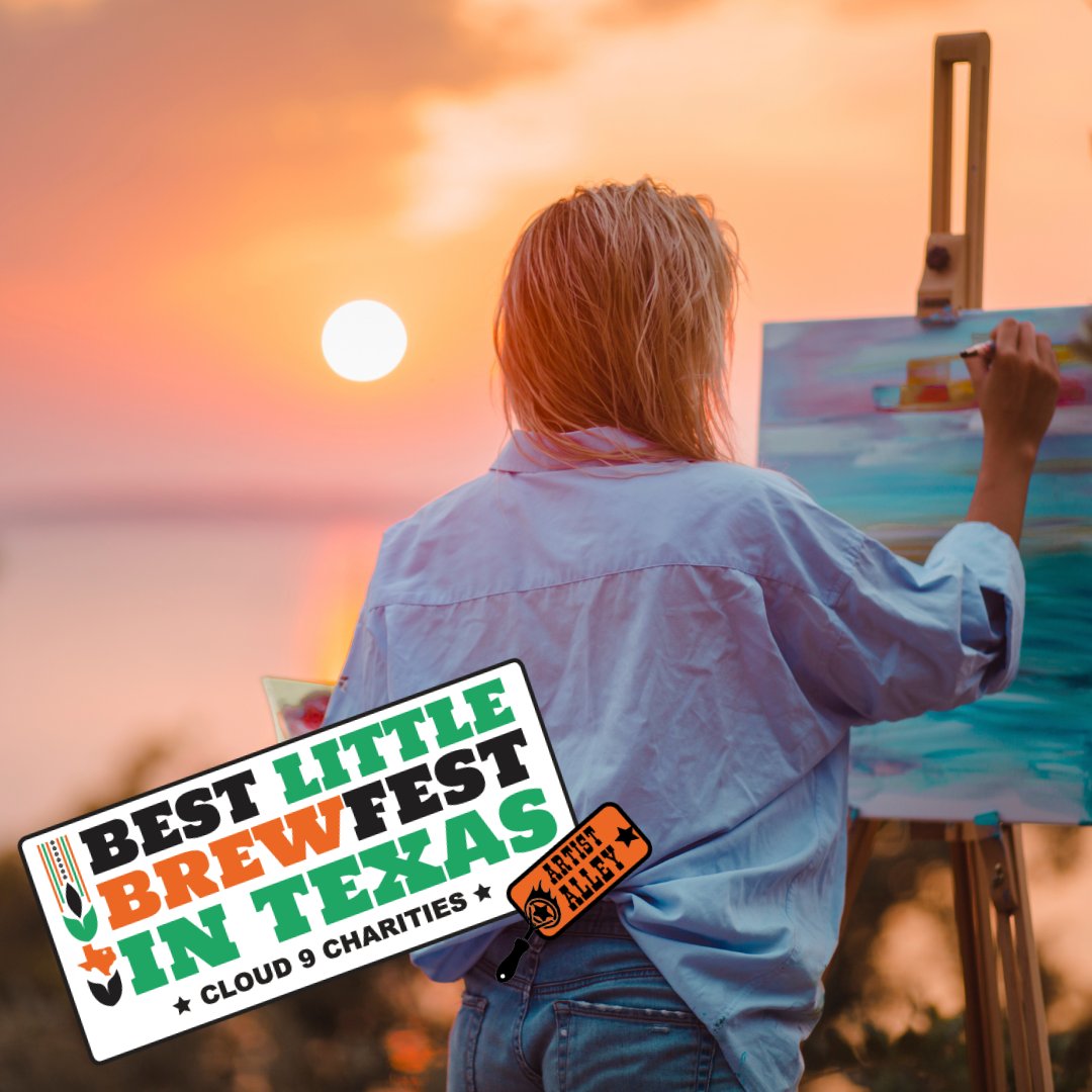 cloud9charities's tweet image. 🎨 Exciting Announcement! 
Introducing our brand new Artist Alley at Best Little Brewfest in Texas!  Discover a vibrant space filled with talented local artists showcasing their incredible artwork. Don't miss out!
Visit bestlittlebrewfestintexas.com to display your art and book a spot.
