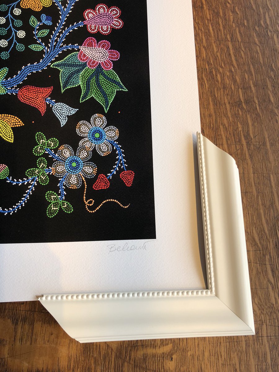 qvmcleod's tweet photo. Best retirement gift ever!!💗 I’ve always dreamed of owning a print by @christibelcourt. My colleagues surprised me with a print of “Joy” plus a gift certificate for framing. I found the perfect frame today and can hardly wait till it’s ready!  @deniseing @artbugson @McmillinJan https://t.co/f6FRNMSwKy