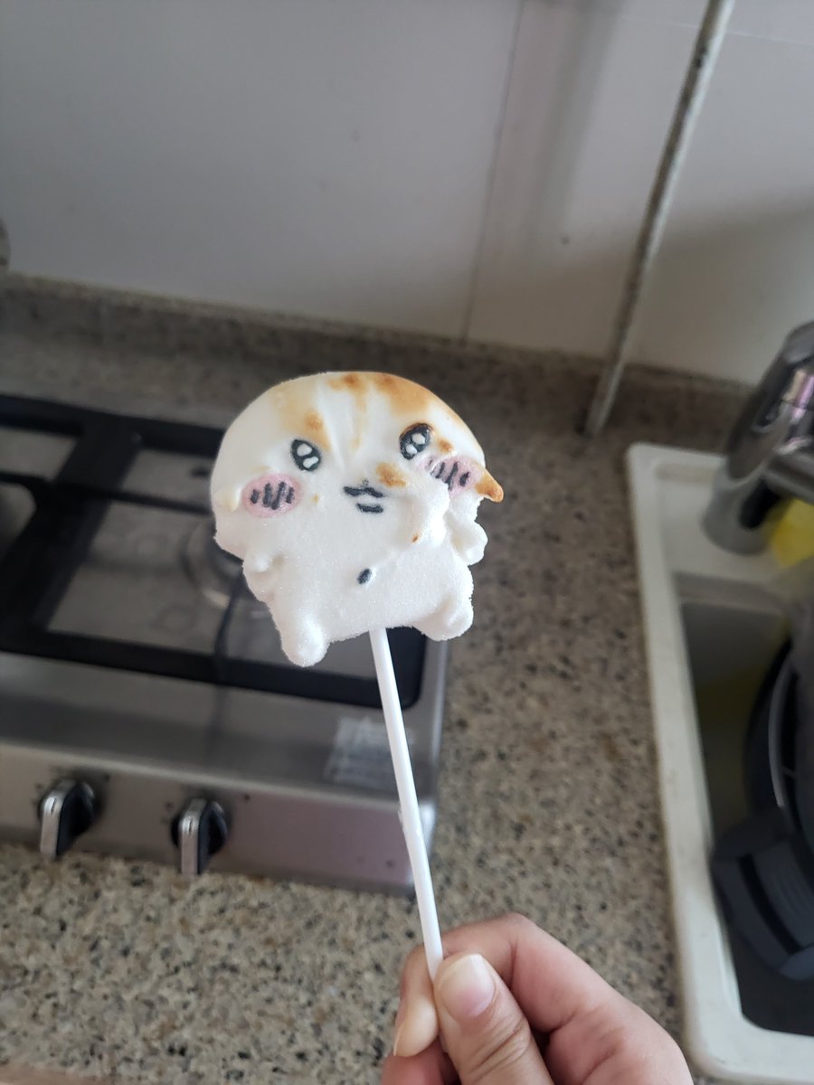 I_want_you_H's tweet image. 치이카와 마시멜로 구워먹기